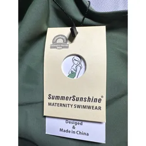 SummerSunshine Maternity Swimsuit‎ Crisscross Tummy Control One Piece L thumbnail 5