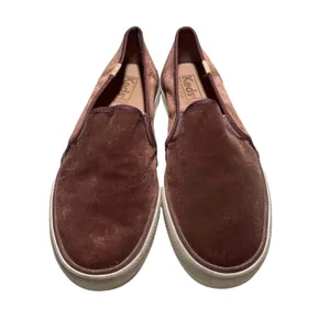 Keds Suede Slip On Sneakers Casual Comfort Walking Shoes Mauve‎ Size 8 thumbnail 7