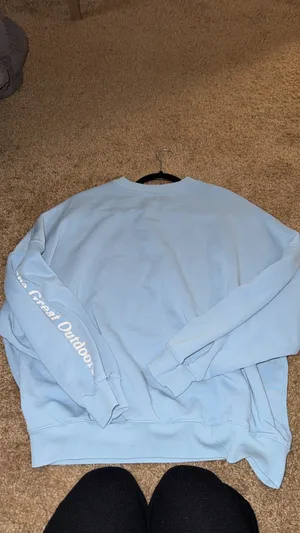 Playboy x PacSun Baby Blue Crewneck Sweatshirt Size Small thumbnail 3