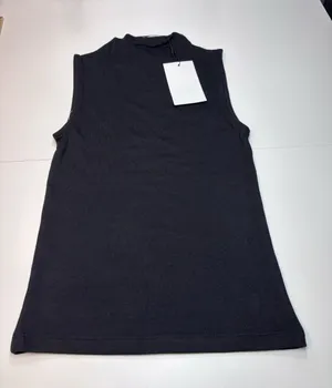 Zara Modal Cotton Blend Black Sleeveless Tank Top NWT Size M thumbnail 1