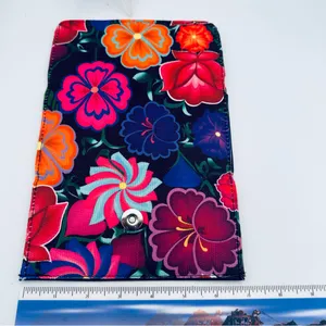 Mexican Vibrant Floral Embroidered Wallet thumbnail 8
