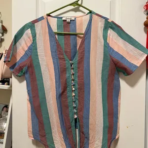 Striped Button Down Madewell thumbnail 2