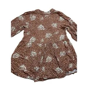 Knox Rose Floral‎ Boho Western Dress Rust Brown Cream Sz XL thumbnail 4