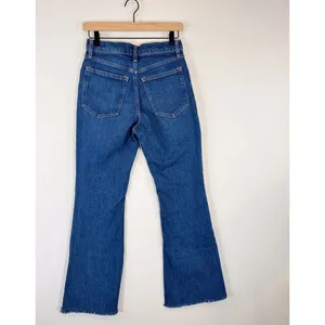 Abercrombie Fitch Womens Jeans Blue Vintage Flare High Rise Denim Dark Wash 26/2 thumbnail 7