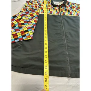 Vintage Lily’s of Beverly Hills Windbreaker Jacket XL Color Block 80s 90s Retro thumbnail 2
