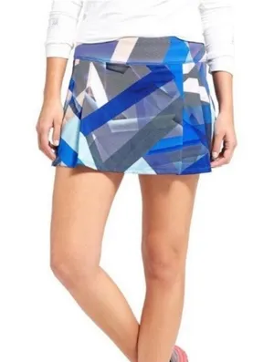Athleta Electric Geo Speed Tennis Skirt Skort‎ Size Small thumbnail 1