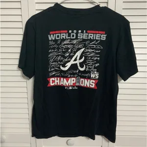 Atlanta Braves World Series Champion Shirt Size Small thumbnail 2