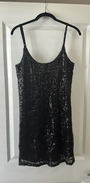 Devlin Sequin Black Dress thumbnail 1
