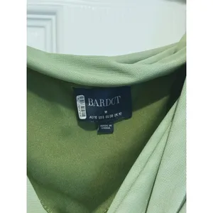 Bardot Aurelia Mesh Off Shoulder Top Womens Medium Green Ombre Y2K Fairy Rave thumbnail 5