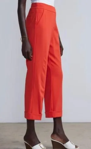 NY&C essential stretch high rise cuffed, cropped- NWT thumbnail 1