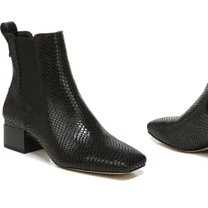 Franco Sarto NIB Wandi Snakeskin Embossed Chelsea Boot NEW Nordstrom Direct $150 thumbnail 5