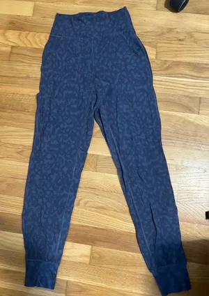 Lululemon leopard print align joggers  thumbnail 1
