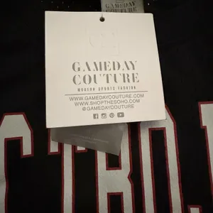 Gameday Couture USC Trojans Logo Women's‎ Size Large Black Game Face Crop Jersey thumbnail 7