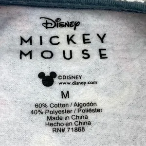 Disney‎ Mickey Mouse And Friends Crop Sweatshirt Gray Multi Medium thumbnail 10
