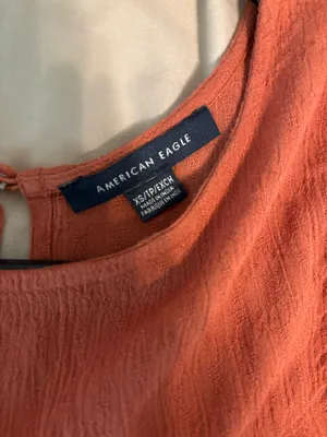 American Eagle Orange Tank Top thumbnail 3