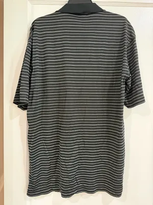 Nike golf large black and white polo men’s thumbnail 6