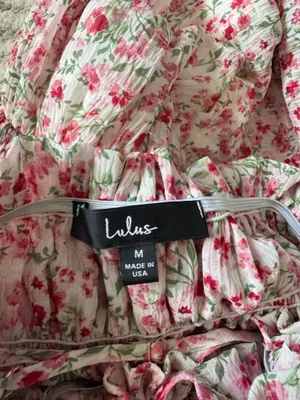 Lulus Dress Mini Floral thumbnail 3