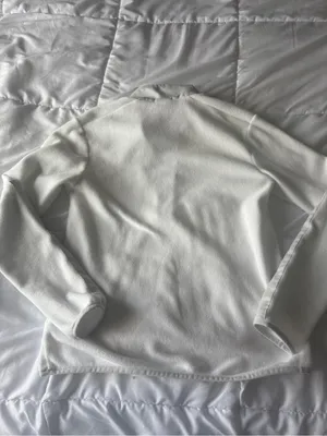 white nike therma fit quarter zip thumbnail 3