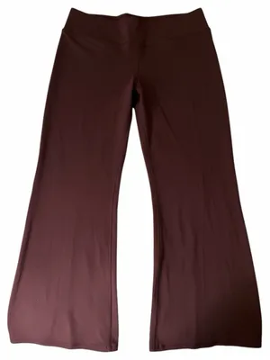 Avia Plus Size Maroon Flare Athletic Workout Gym Leggings 3XL EUC thumbnail 1