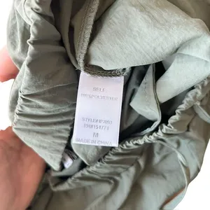 Le Lis Women’s M Baggy Cargo Pants Sage Green Pull‎ On Gorpcore Y2K Streetwear thumbnail 8