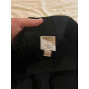 bc05 INC X Jeannie Mai Womens L Pants Black Ribbed Stretch Elastic Waist thumbnail 4