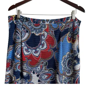 Cato Maxi Skirt Women L Colorful‎ Boho Floral Whimsical Artsy Hippie Festival thumbnail 11