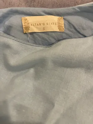 Altar'd State Hannah Dress - size small (off shoulder, puff sleeves ) thumbnail 3