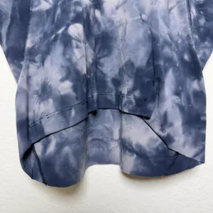 Lululemon Women Align Tee Top 4 Diamond Dye Lunar Rock True Navy Cropped T-Shirt thumbnail 7