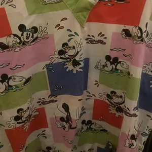 Vintage Disney Mickey Mouse scrub top size small thumbnail 2