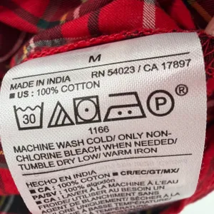 Old‎ Navy Tartan Plaid Mini Dress Womens Medium Red Smocked Puff Sleeve Holiday thumbnail 12