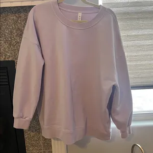 Lululemon Lavender Oversize Crewneck Sweatshirt thumbnail 2