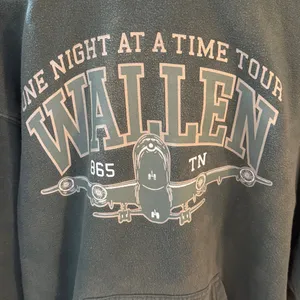 Morgan Wallen One Night at a Time Green Oversized Hoodie thumbnail 2