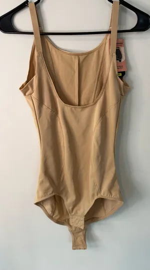 Shapermint Nude Beige Shaping Bodysuit Tan Size undefined thumbnail 1