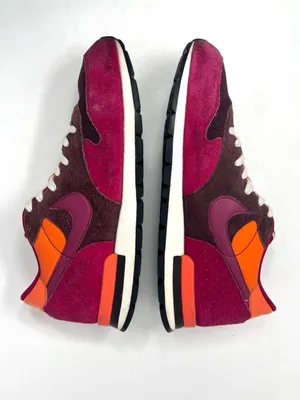 Nike Internationalist Retro Burgundy Pink Orange Suede Mesh Sneakers 11.5 thumbnail 4