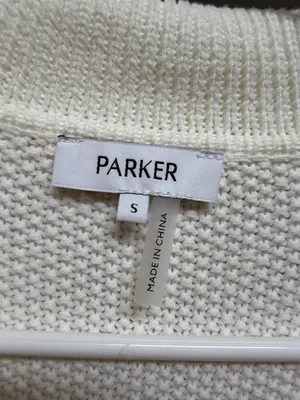 Parker Cream Cable Knit Fisherman Button Down Cardigan thumbnail 3