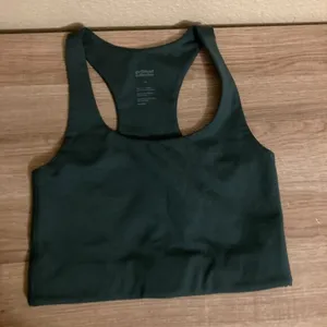 Girlfriend Collective Dark Forest Green Sports Bra XS Xtra Small Polyester Blend thumbnail 1