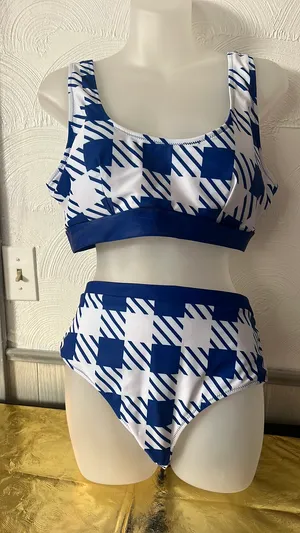 Two piece bikini Blue Size XL thumbnail 1