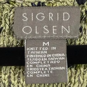 Sigrid Olsen M Knit Tank Top Green Grunge Indie Artsy Boho Alt Minimalist‎ Y2K thumbnail 4
