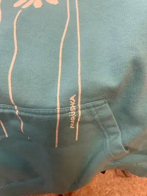 Blue Daisy Hoodie Size L thumbnail 4