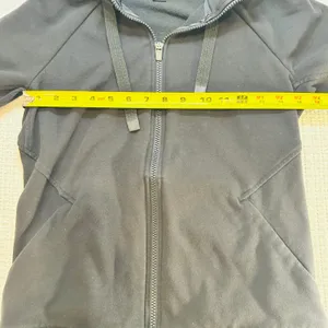 Athleta Black Full Zip Hoodie Jacket Athletic Workout Athleisure Size S thumbnail 11
