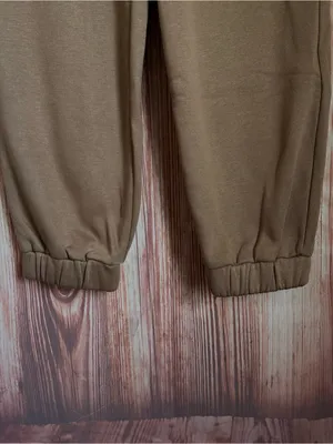 Halara Chestnut Brown High Rise Button Front Sweatpants Joggers Size XS thumbnail 5