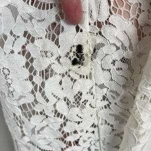 Lulus Midi Dress Womens XL Love Swept Lace White Floral Beige Lined A-Line Party thumbnail 6