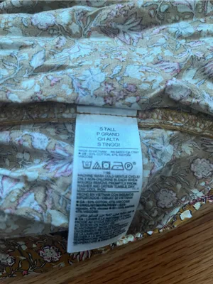 Old Navy Brown Ditsy Floral Babydoll Mini Dress Small Tall Cottagecore Romantic thumbnail 7
