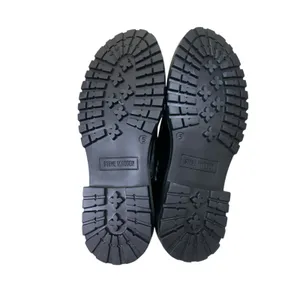 Steve Madden Leona Black Patent Mary‎ Jane Loafers Lug Sole Women's Size 5 thumbnail 6
