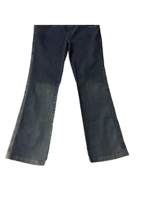 Oh Mamma Maternity Jeans Womens M Bootcut Stretch Denim Used Faded thumbnail 5