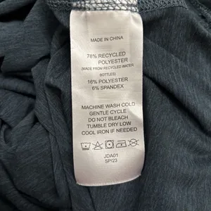 Quince Flowknit Breeze‎ Long Sleeve Top Women XS Navy Thumbholes Stretch Active thumbnail 8