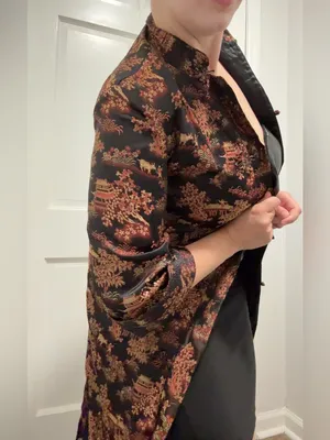 90s Shanghai duster jacket Black thumbnail 3