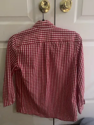 Boys red plaid vineyard vines button down thumbnail 2