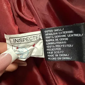 East 5th Rich Burgundy Leather Jacket thumbnail 5