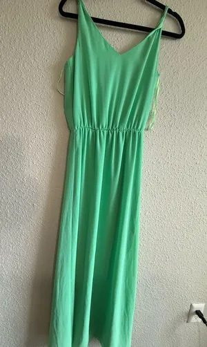 Gianni Bini Light Green Women Maxi Dress Size XS thumbnail 2